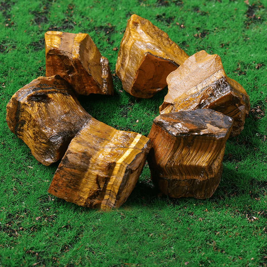 Astralee Jewelry tiger eye raw crystal rough stone