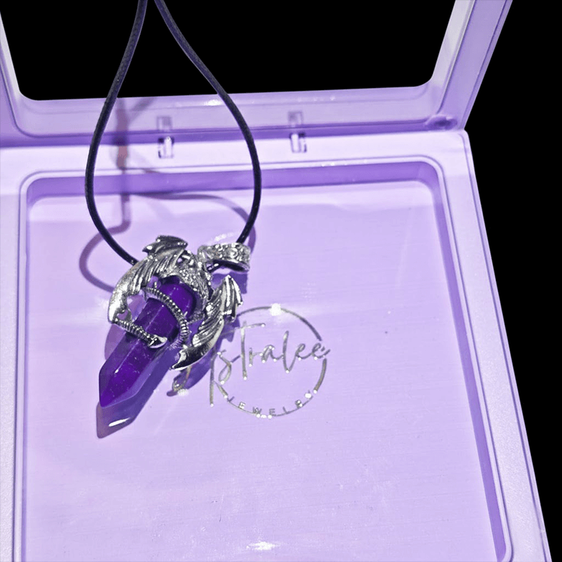 amethyst pendant necklace