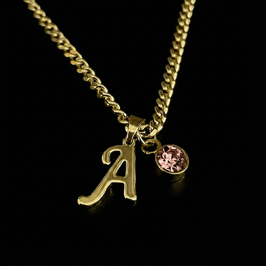Gold Initial Necklace