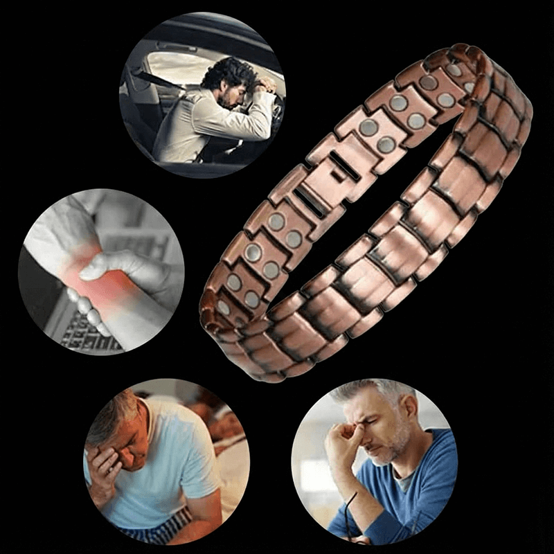 Copper Magnetic Bracelet for Stress Relief