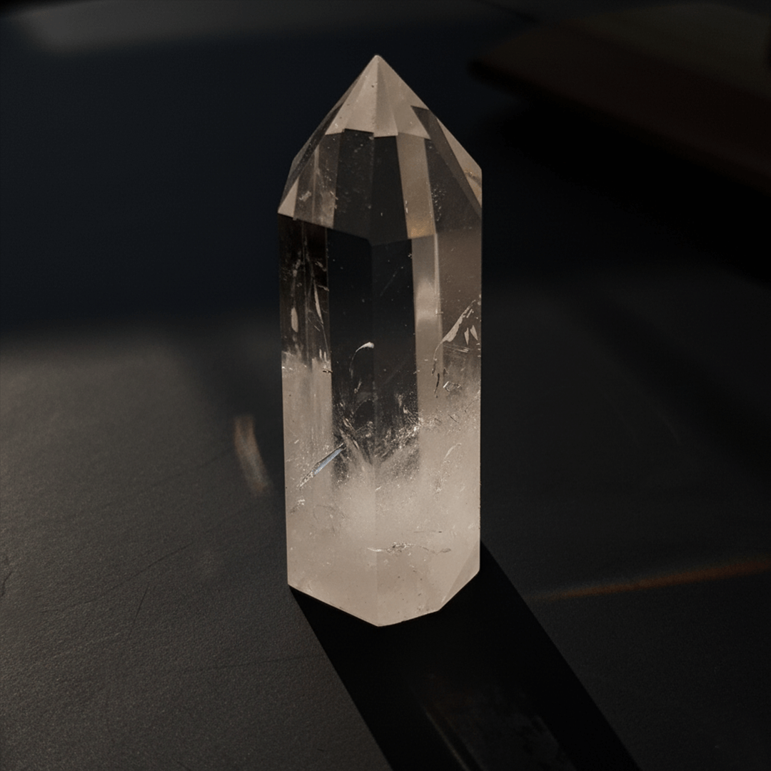 Astralee Jewelry White Crystal Rough Stone