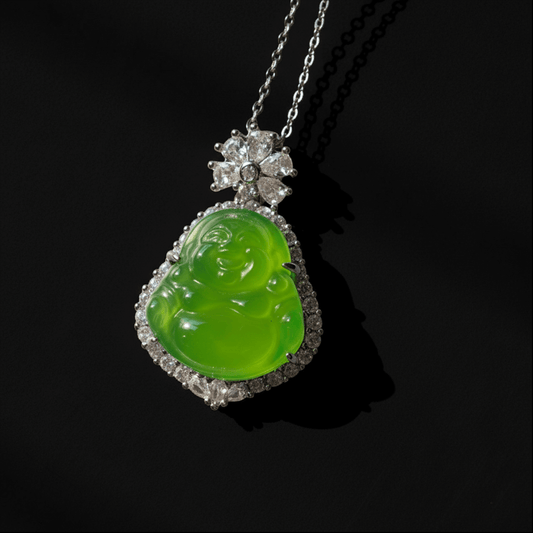 Astralee Jewelry Buddha pendant necklace silver