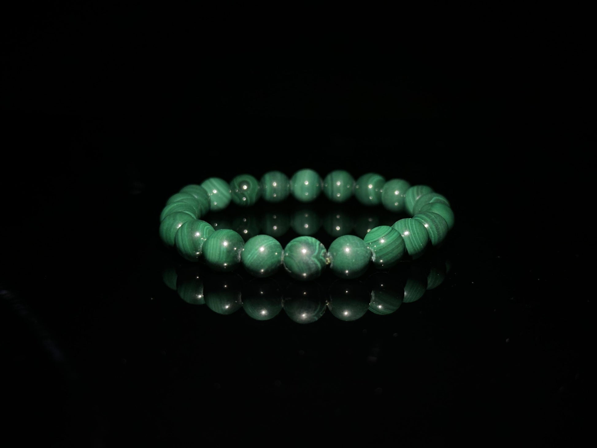 Astralee Jewelry 8mm malachite bracelet