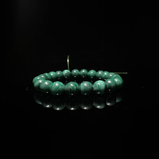 Astralee Jewelry 8mm malachite bracelet mens