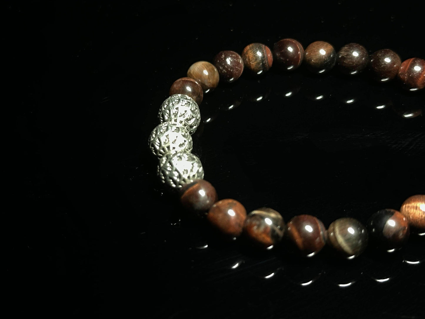 Astralee Jewelry 8mm Red Tiger Eye Bracelet