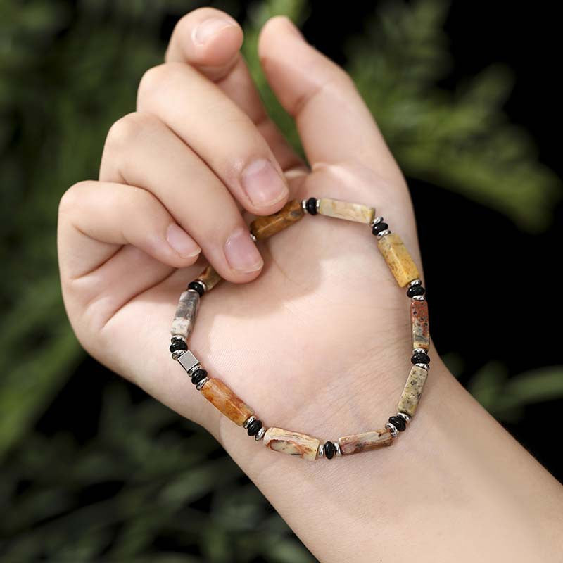 Astralee Jewelry 4mm imperial jasper healing bracelet vi