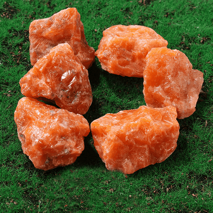 Astralee Jewelry orange raw crystal rough stone