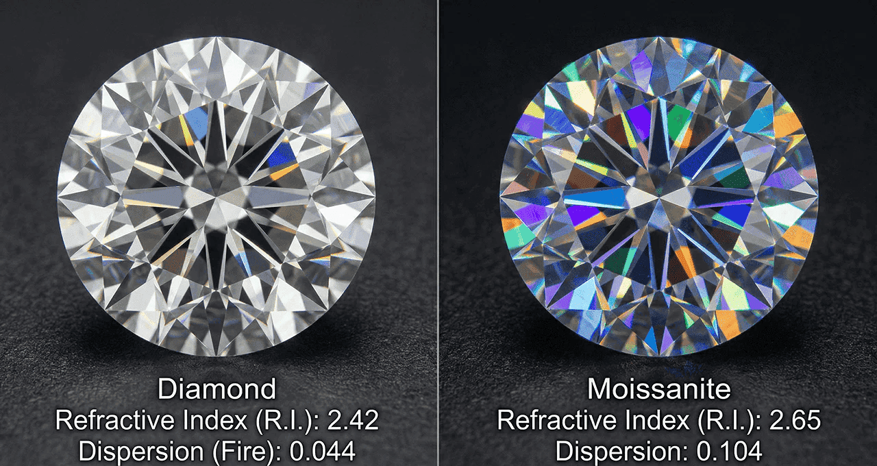 Diamond vs Moissanite