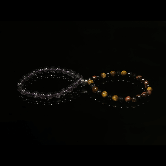 Amethyst & Tiger Eye Bracelet