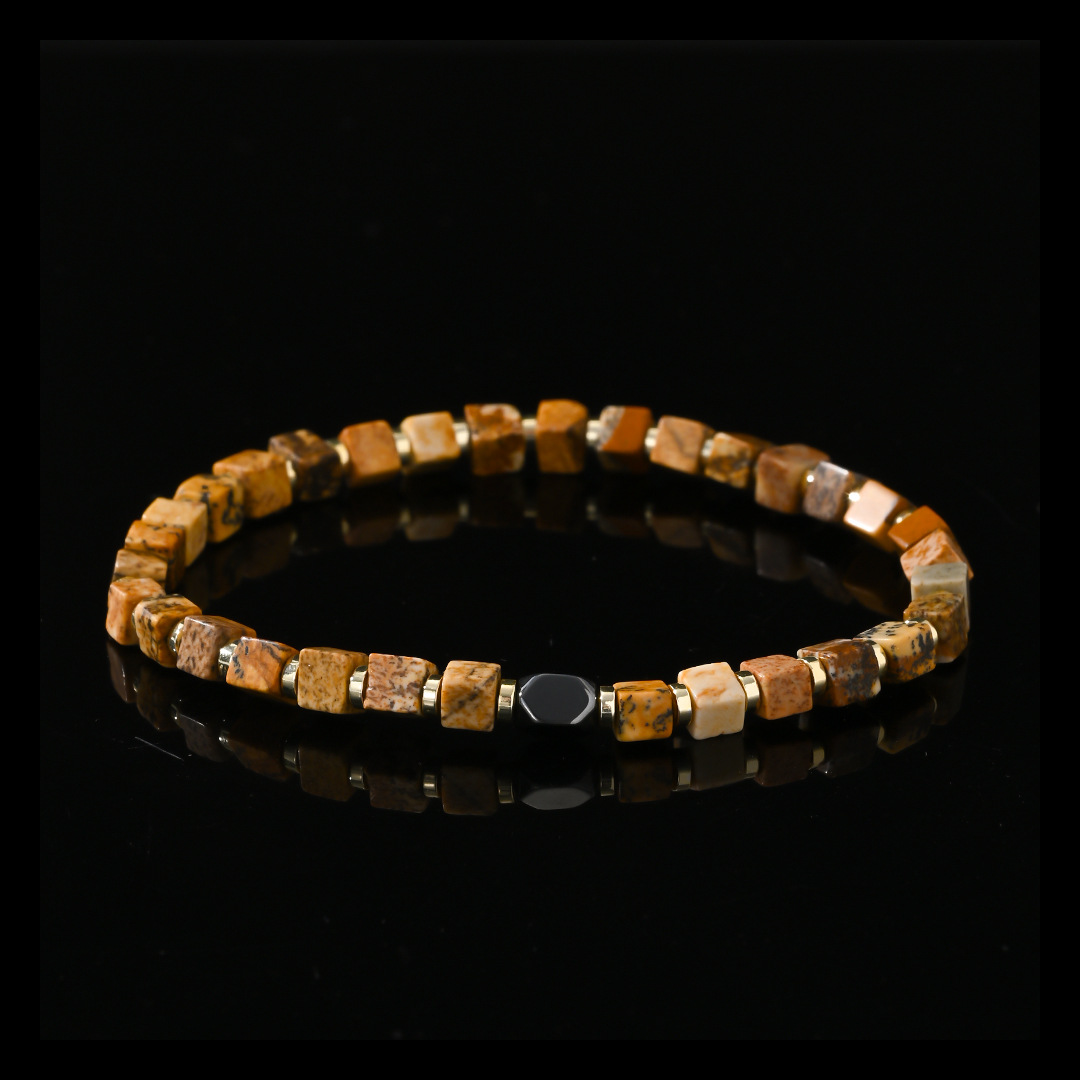 Landscape Jasper Bracelet (4mm)