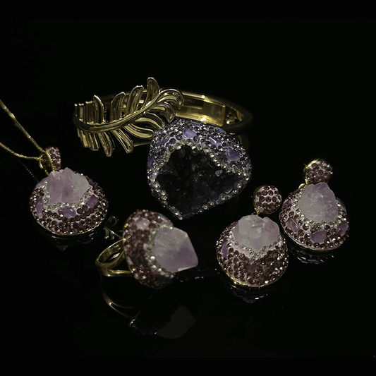 amethyst jewelry set