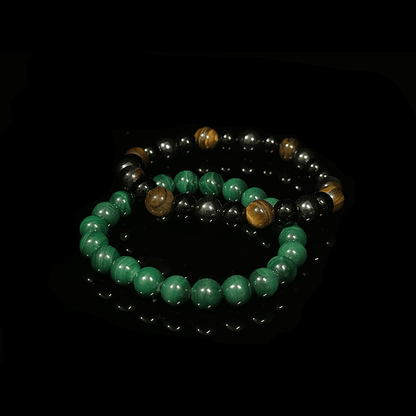 Malachite & Tiger Eye Bracelet
