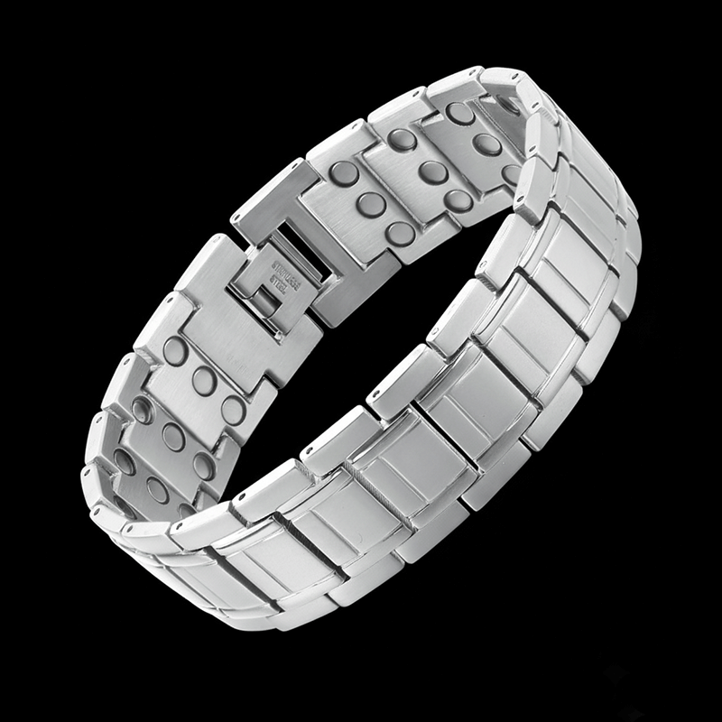 bracelet for men magnetic in silver