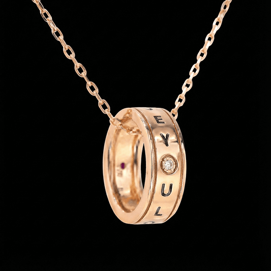 Initial Necklace Silver