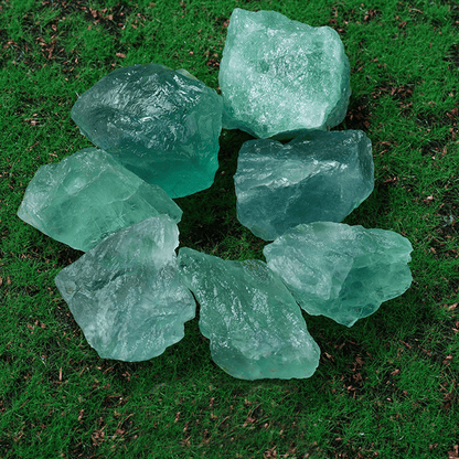 Astralee Jewelry greenish-blue crystal rough stone