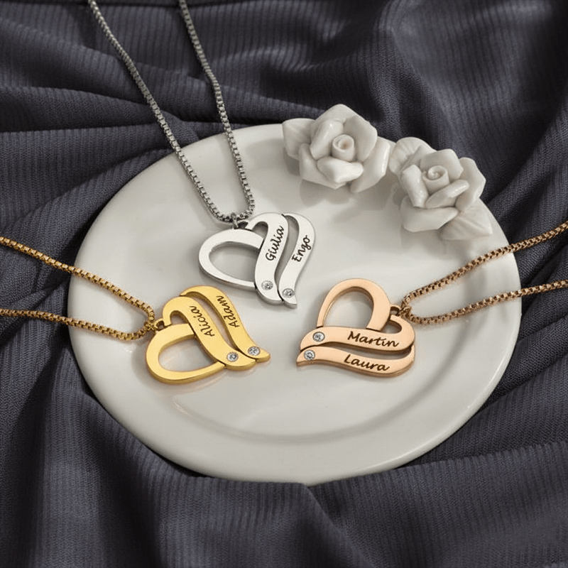 personalized charm necklace with name