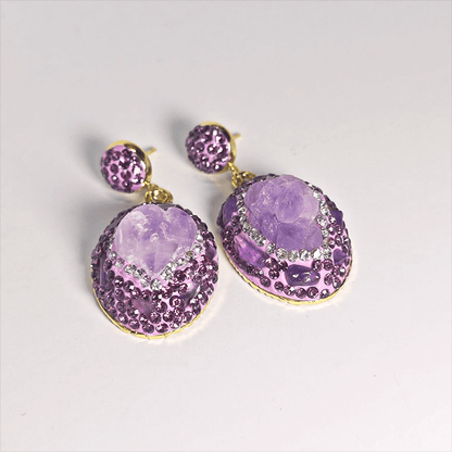 amethyst earrings