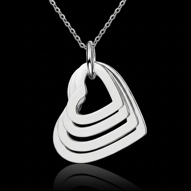 custom name necklace silver