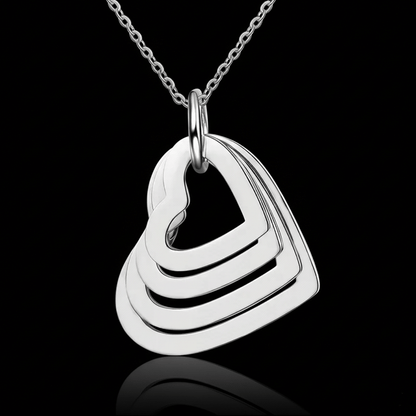 custom name necklace silver