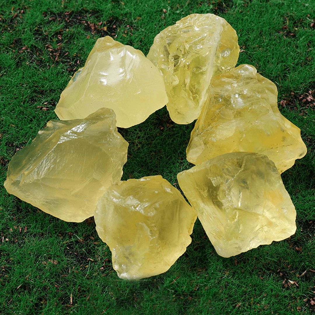 Astralee Jewelry raw yellow crystal rough stone