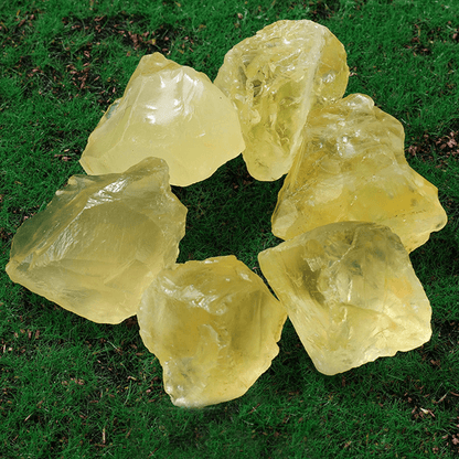 Astralee Jewelry raw yellow crystal rough stone