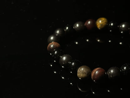 Astralee Jewelry 8mm dragon blood jasper bracelet vi