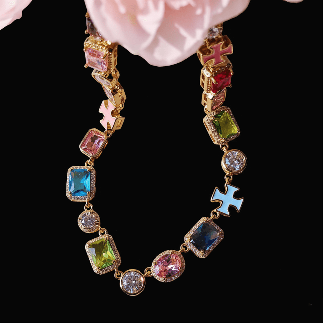 Astralee Jewelry vintage gem necklace
