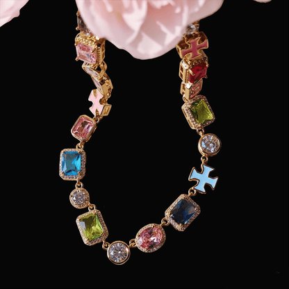 Astralee Jewelry vintage gem necklace