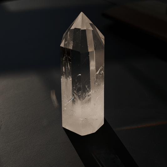 Astralee Jewelry White Crystal Rough Stone