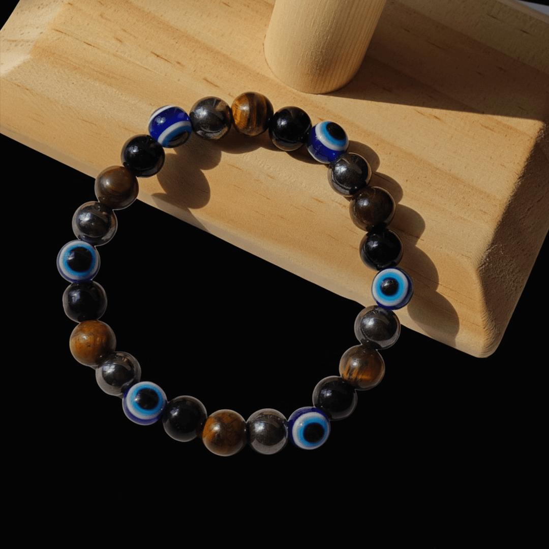 Astralee Jewelry 8mm string evil eye bracelet