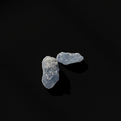 Astralee Jewelry two blue rough stones