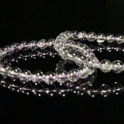 Astralee Jewelry 7mm amethyst bracelet beneits on right hand