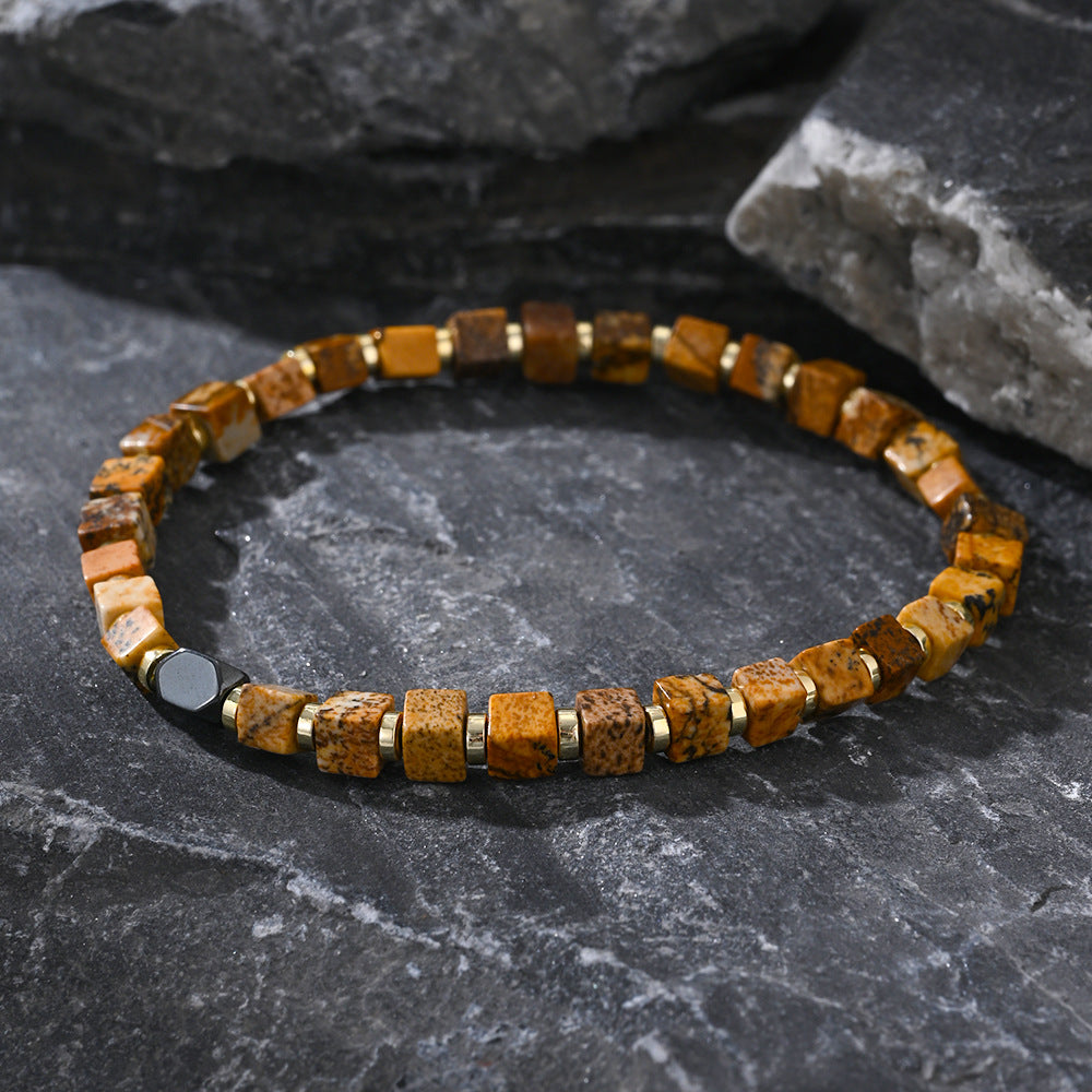 Landscape Jasper Bracelet (4mm)