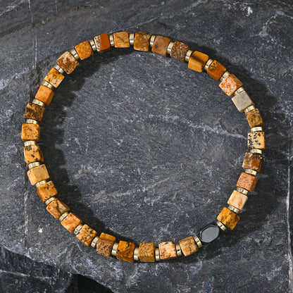 Landscape Jasper Bracelet (4mm)